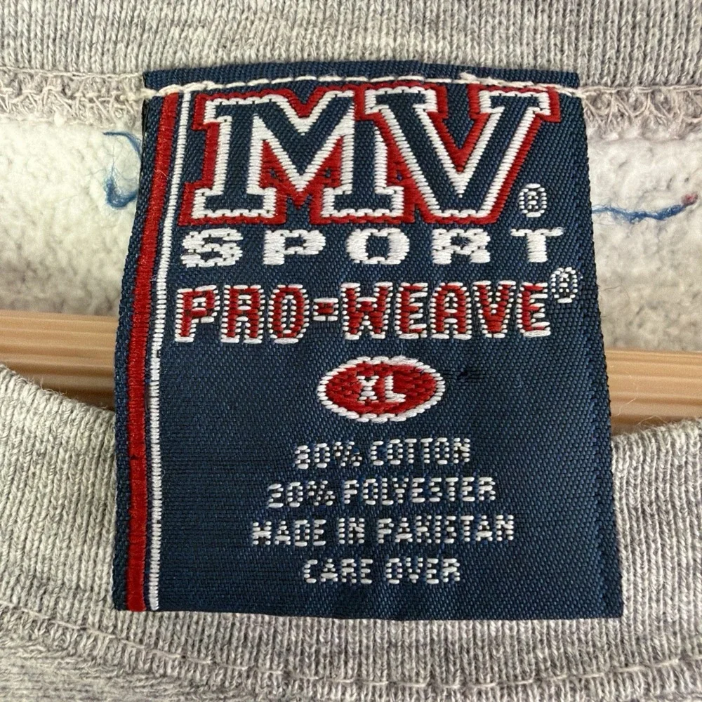 Vintage MV Sport Stanford University Crewneck XL Thick Heavy Duty